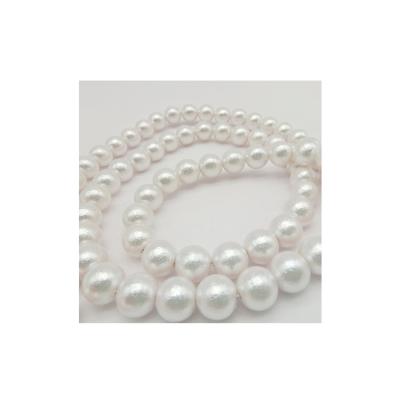 China DIY Jewelry Making Bright Imitation Pearl Finest Price High Quality Straight Holes Imitator Beads White Pearls With Hole Sewing for sale