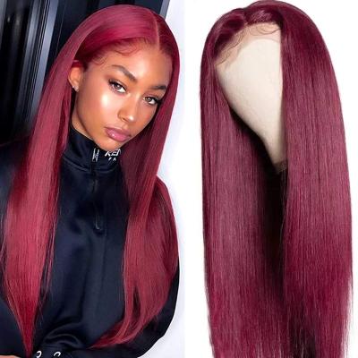 China Brazilian Lace Front Wigs Highlight Color Cuticle Aligned Curly Hair Wigs PrePlucked Remy Glueless Full Lace Frontal Hair Extension Hair Wig for sale