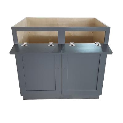 China Modern No American Style Hotel Use Factory RTA Modern Sink Base Cabinet Antidumping for sale