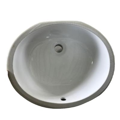 China Modern White Porcelain Oval Vanity Sink Ceramic Bathroom Bowl for sale