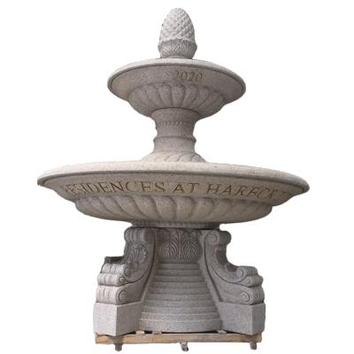 China Modern Granite Garden Fountain Statue Hand Carved Water Proof for sale