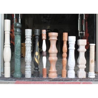 China Granite Marble Baluster Modern Natural Stone Fence Railing for sale