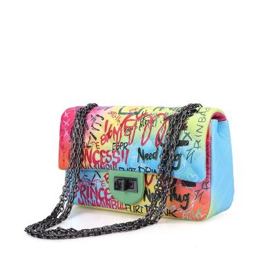 China 2021 jelly graffiti girls latest fashion newcomer purses and handbags with low price for sale