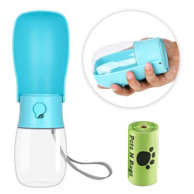 China PORTABLE Dog Water Bottle - Collapsible Dog Water Dispenser for Walking with Dog Waste Bag, Portable Pet Water Bottle for Travel for sale