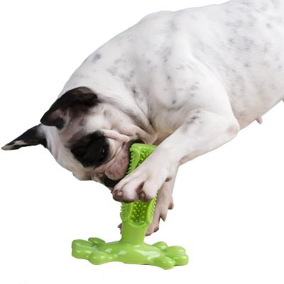 China High Quality Environmental Rubber Chew Toy Dog Control Dog Toys Eco Friendly Dog Toothbrush Chew Toy for sale