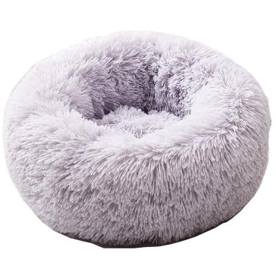 China Viable Soft Sleeping Bed Pet Round Plush Protection Mat Dog Comfortable Soft Crate Cat Self Warming Indoor Snooze for sale