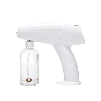 China Handheld USB Rechargeable Nano Sprayer Nozzle Rechargeable Garden Steamer Atomizer Atomizer Mist Air Humidifier with Smart Switch for sale