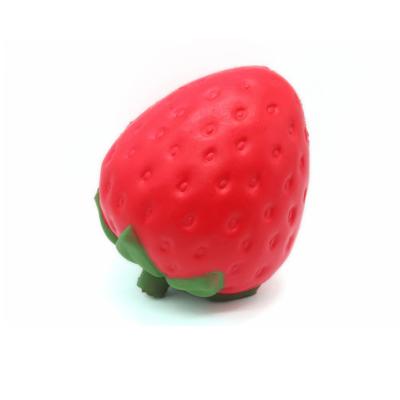 China PU Eco-Friendly Jumbo Strawberry Slow Rising Bounce Squishies Wholesale for sale