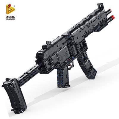 China DIY 1013pcs PANLOS 670014 Building Brick Submachine Gun MP5 Kids Educational Block Toys Kid Gift Sets for sale