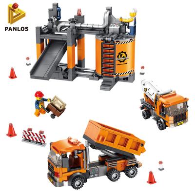 China Construction Toy Engineering Truck City Building 817 Piece Set Blocks Brick Building, DIY Learning Toys, Educational Vehicle Gifts for Boys for sale