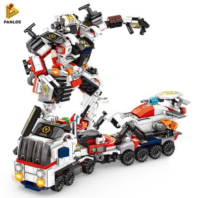 China Construction Toy Panlos 8 Car Styles with 2 Ways Changing Combine into Tow Truck or Warrior Car Toys for Kids DIY Building Blocks Toys for sale