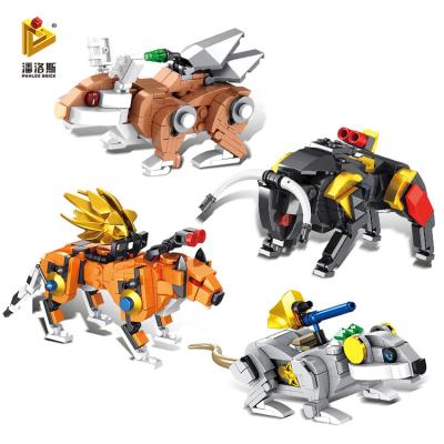 China DIY Brick Panlos 633062 A-D Chinese Zodiac Mouse /CowTiger/Rabbit 988PCS Animal Building Block for sale