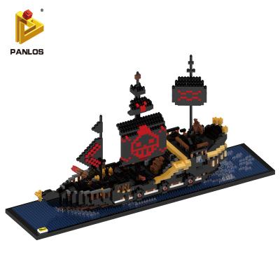 China LEGOING building block children's ABS plastic boat ABS pirate building block PANLOS 831-1 toy for sale