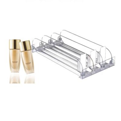 China Supermarket China Factory Plastic Cosmetic Lifter Supermarket White Shelf for sale