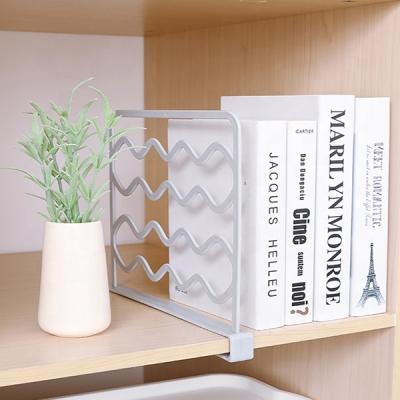 China PP Acrylic Clear Plastic Bookcase Adjustable Wooden Book Cabinet Shelf Dividers For Cabinet Wood Shelves for sale