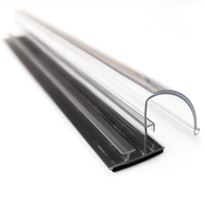 China PVC Supermarket Shelves Plastic PVC Retail Display Data Strip for sale