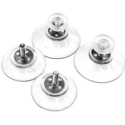 China Window Decoration Hot Selling Plastic PVC 3cm Clear Suction Cups For Glass for sale