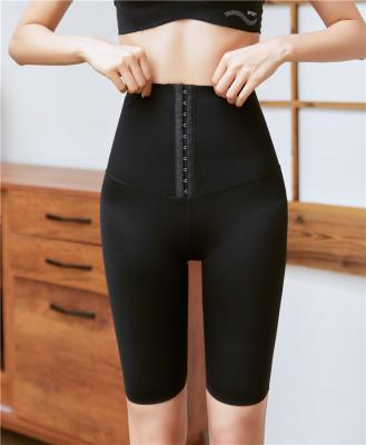 China Antibacterial Custom Breathable Butt Trainer Leggings Breathable Tummy Hooks Belly Pants Shaper Waist Trainer Gaiters for sale