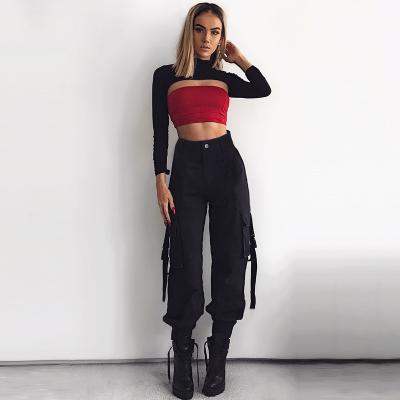 China Personality Breathable Wholesale Sports Street Style Women Harem Pants Casual Cargo Pants for sale