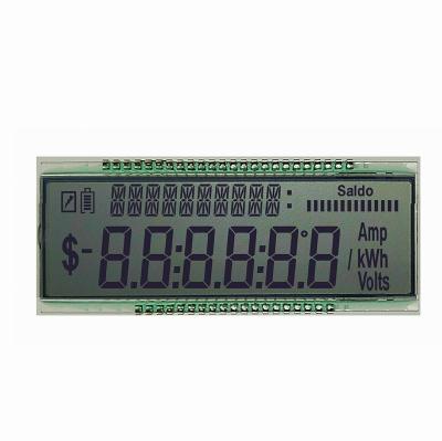 China fstn monochrome lcd 6 electricity meter temperature energy meter positive lcd 7 segments 14 segments digit power meter positive lcd very reduced by numbers for sale