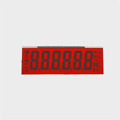 China 3 Day Lead Time Custom Size Weigh-scale LCD Display 7 6 5 4 Digit Segment Display TN HTN STN VATN LCD Scale Display 7 for sale