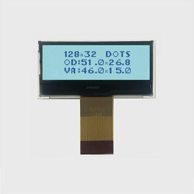 China 12832 Monochrome Dots Matrix 128x32 Stn Upgrade Lcm 28 Pin Lcd Liquid Crystal Display Custom Fstn 1.9 Inch for sale