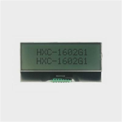 China lcd1602i2c lcd module fstn tooth display module 16x2 lcd 1602 solder mode 8 pin connector white and black serial interface 1.89 inch for sale