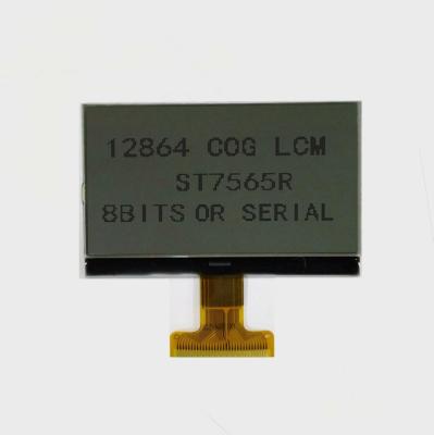 China Electricity meter LCD display for electricity meter application FSTN mode 128x64 ST7565R mode 128x64 ST7565R positive transflective black and white DENT type for sale