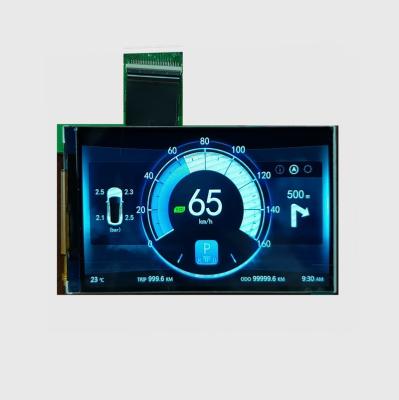 China Motorcycle Speedometer Tachometer Display 3.97 Inch 480*800 Bits RGB Interface IPS Readable Transflective Display Modes 24 for sale