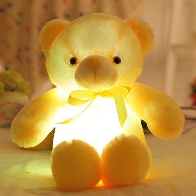 China Fasion 50Cm Super Cute Plush Toy Light Up LED Teddy Bear Plush Toy Baby Pet Fasion Stuffed Birthday Gift for sale