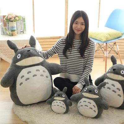 China Fasion Wholesale Reversible Plush 30cm Cat Soft Totoro Anime Toy For Kids for sale