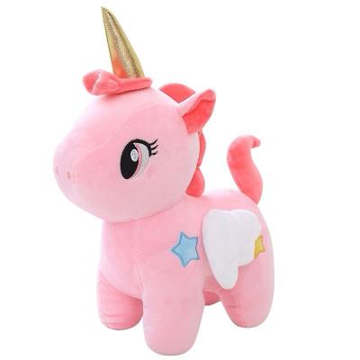 China Fasion 20Cm Unicorn Christmas Plush Decorative Pillow Soft Cute Toy For Kids for sale