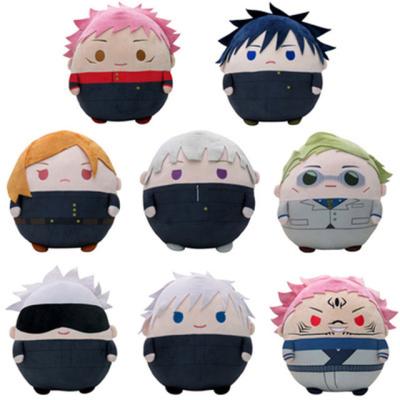 China Fasion's Anime Jujutsu 30cm Kaisen Kaisen Gojo Satoru Yuji Itadori Fuwa Mascot Soft Stuffed Toy Plush Doll For Gifts Play for sale