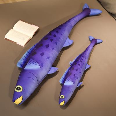 China Fasion 50Cm Cartoon Game Genshin Impact Cosplay Simulation Salted Fish Sword Stuffed Plush Toy Pillow Game Gift for sale