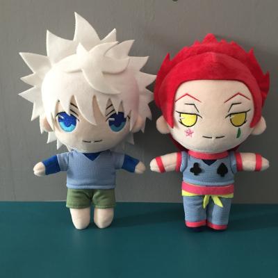 China Fasion 20cm Anime Hunter X Hunter Plush Doll Toy Hisoka Killua Zoldyck Cute Soft Stuffed Pillow Children Gifts With Clothes for sale