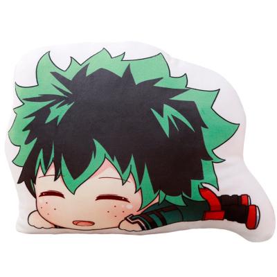 China Viable My Hero Academia Animation Round Plush Pillow Novelty Anime Cartoon Cushion Anime Fans Gift Pillow for sale