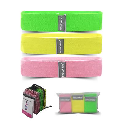 China Breathable Long Stretch Loop Band Fitness Resistance Bands Set Fabric Resistance Bands With Logo Customized for sale