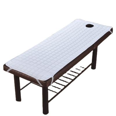 China Wholesale Anti-static Mattress For Massage Table Bed With Hole Beauty Salon Protective Massage Mattress Protector for sale