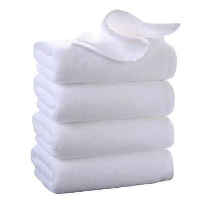 China Wholesale Safe Towel Set 100% Cotton White Bath Towel For Hotel Kids for sale