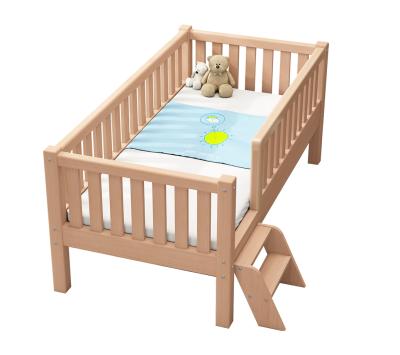 China FOLD DOWN FOR SLEEPING STORIES Pine Guardrai Paint Lead Free Three Baby Crib Wholesale High Quality Wood Slats For Apartment for sale