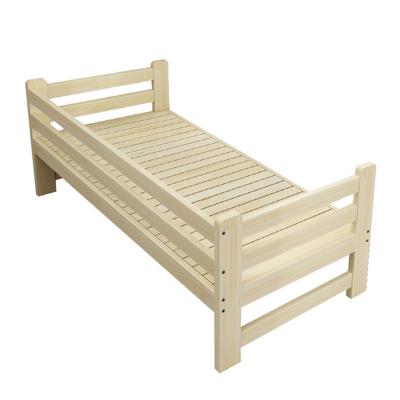 China FOLD DOWN FOR STORIES Kids Toddler Wooden Bed FOR SLEEPING, Bedroom Furniture Bed with Safety Guardrails Solid Pine for sale