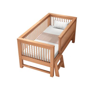 China Bassinet baby bassinet crib includes safety rails tall wooden sofabeds for newborns and infants solid beech for sale