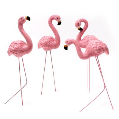 China Hot Selling Flamingo Christmas Ornaments Beautiful Flamingo Christmas Yard Decorations Cheap Pink Flamingos Yard Decorations for sale