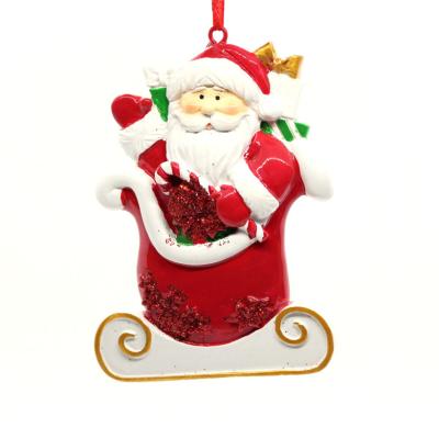 China Customized Global Hot Selling Santa Claus Christmas Ornaments Gifts Hanging Decorative Pendant For Family Wish for sale