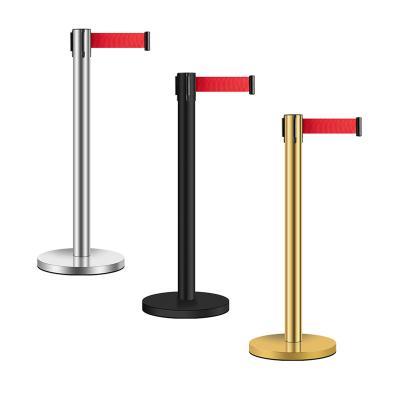 China Bank/Hotel/Hospital/Crowd Control Barrier Mail Club Retractable Queue Pole Belt Holders for sale