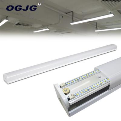 China Aluminum Radiator OGJG IP40 Low Bay Ceiling Lamp Stairwell Desk Hanging Batten Fitting Led Linear Light Fixture for sale