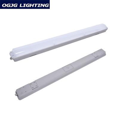 China PC Diffuser OGJG IP65 Waterproof Lighting Psychiatric Hospital Prison Vapor Fixture LED Tri-proof Light for sale