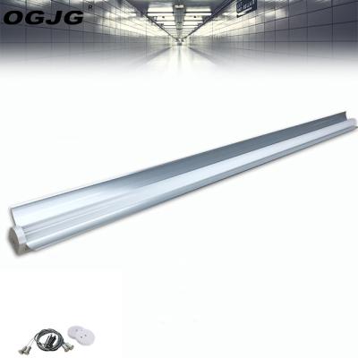 China Commercial Lighting Office Building Project Stairwell Wall Lighting 0-10v Dimming Ceiling Linear Light Fixture Suspended Batten Connectable Led Lamp for sale