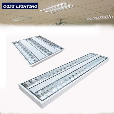 China Modern Aluminum Reflector Grill Fixture 40w Recessed 1200 x 600 Mm 60w Led Canopy Light for sale