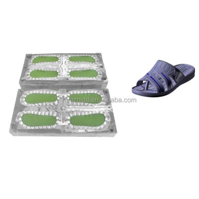 China High precision 1 mold 2 pairs EVA shoe mold for EVA injection slipper shoes for sale